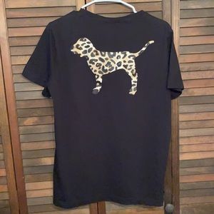 PINK Cheetah Print Tee